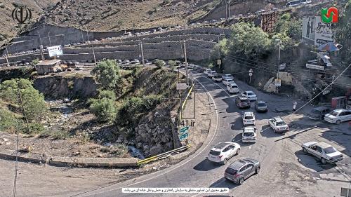 عکس جاده چالوس